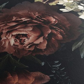 Obraz - Ciemne kwiaty (125x70 cm)