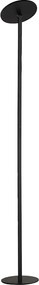 Regina - Okrągła, czarna, regulowana metalowa lampa podłogowa LED, wys. 180 cm Fabas Luce - Zintegrowane oświetlenie LED 35 W, barwa CCT (3000K-6000K)