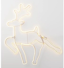 Dekoracja świąteczna LED, renifer, 54 x  59 cm