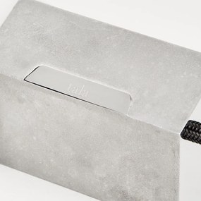 Szara lampa wisząca ze ściemniaczem ø 6 cm Basalt – tala