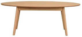 Naturalny stolik w dekorze dębu 130x65 cm Yumi – Rowico