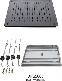 Deszczownica sufitowa XXL kwadratowa DPG5005