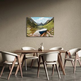 Obraz - Seealpsee, jezioro w Szwajcarii (70x50 cm)