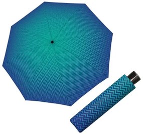 Fibre Mini Strong niebieski - składany parasol damski