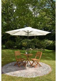 Zestaw mebli ogrodowych z litego drewna akacjowego dla 2 osób Ibarra – Garden Pleasure