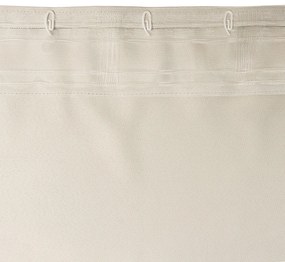 Zasłona BASIC na taśmie marszczącej 140x280cm szarobeżowy blackout 1 szt.