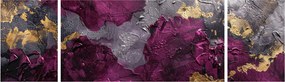 Obraz - Teksturowanie abstrakcji (170x50 cm)