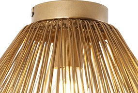 Lampa sufitowa w stylu art deco złota - Broom