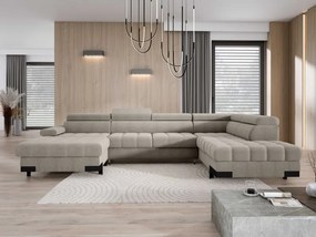 Narożnik SELVA XL Prawostronny z funkcją spania i pojemnikiem AUSTIN 02 WERSAL