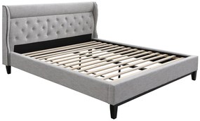 Łóżko 160 x 200 cm - Szary - MARSDENIO