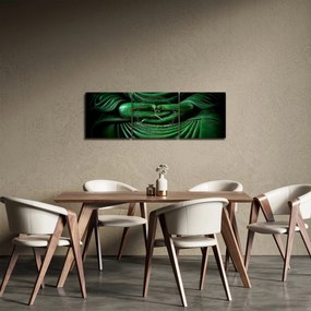 Obraz - Ręka Buddy (z zegarem) (90x30 cm)