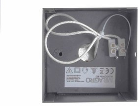 LAMPA SUFITOWA BLOCCO SZARY 1x7W GU10 LED