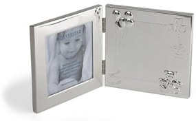 Metalowa ramka stojąca/ścienna w kolorze srebra 17x22 cm Happy Baby – Zilverstad