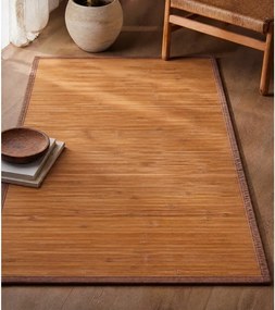Bambusowy dywan w naturalnym kolorze 60x90 cm – Casa Selección