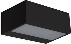 Nowoczesny kinkiet IONA - d?. 18 cm - 13W LED SMD - 1200lm i 3000K - aluminium i kolor czarny - IP44