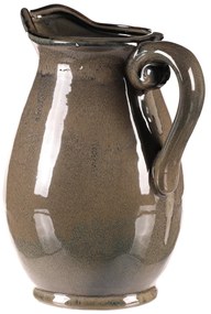 Dzbanek ceramiczny szary, 18 x 20 x 28 cm, duży, 28 cm