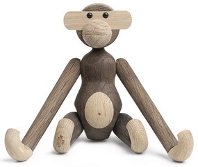 Figurka z litego drewna dębowego Kay Bojesen Denmark Monkey