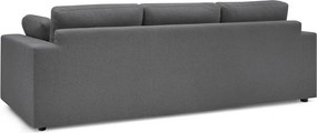 Ciemnoszara sofa 250 cm Belair – Bobochic Paris