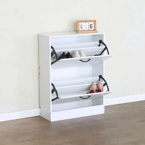 Szafka na buty BOTNIX, 2 półki, biały