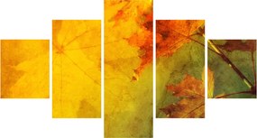 Obraz - Jesienne liście (125x70 cm)