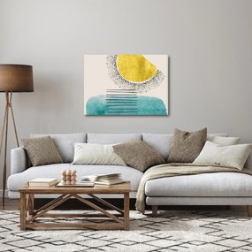 Obraz - Abstrakcyjny obraz plaży N⁰2 (70x50 cm)