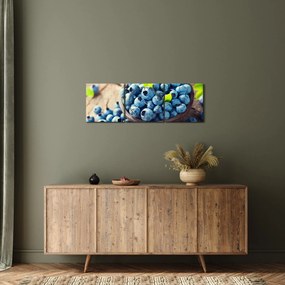 Obraz - Jagody (z zegarem) (90x30 cm)