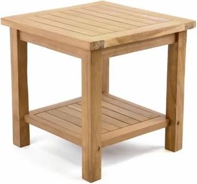 Stolik tekowy DIVERO - 50 cm