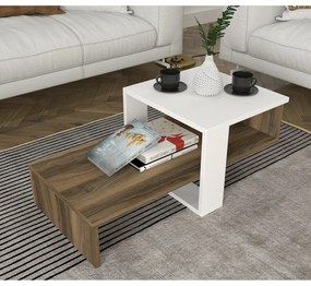 Stolik konferencyjny Chain White and Walnut