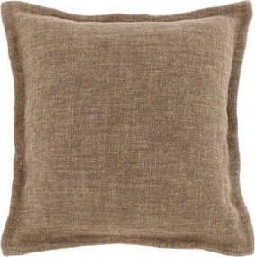Poduszka dekoracyjna NESSA 45x45 cm, brązowa