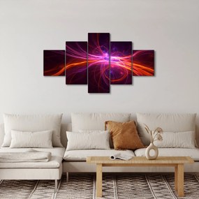 Obraz nowoczesnej abstrakcji (125x70 cm)