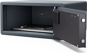 Sejf hotelowy elektroniczny z zamkiem na kod, na laptopa 15″ i dokumenty, 200 x420x370 mm: ALFRED