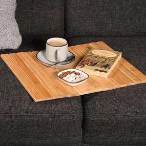 Kesper 58823 Taca na sofę bambusowa, 42 x 34 x 0,8 cm