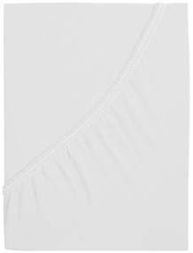 PrzytulneMieszkanie.pl Prześcieradło jersey do dziecięcego łóżeczka EXCLUSIVE 70x140 cm białe