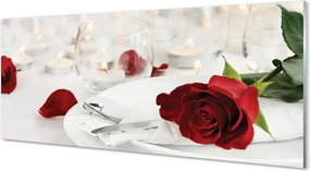 Panel nad Blat Kuchenny Wieczór przy Różach i Świecach