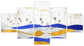 Obraz - Złote Góry (125x70 cm)