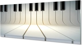 Szklany Panel Klawisze Fortepianu