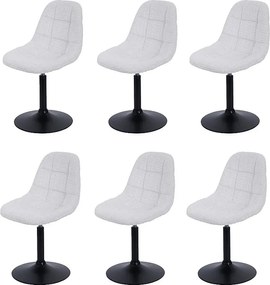 Krzesło do jadalni MCW-A60 (zestaw 6 sztuk),  kremowe