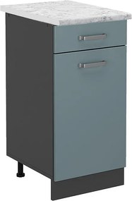 Szafka dolna do kuchni niebiesko-szary 40x60x81.6 r-line