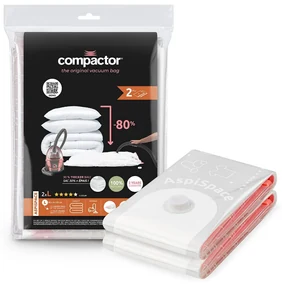 Compactor Komplet 2 worków próżniowych do przechowywania Bag Aspispace L, 80 x 100 cm, L