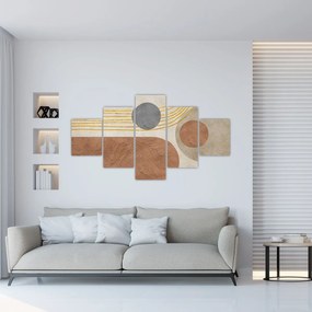 Obraz - Nowoczesny kolaż (125x70 cm)