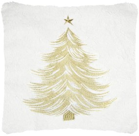 Poduszka świąteczna KLAUS, z choinką, 45 × 45 cm