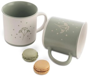 Orion Zestaw ceramicznych kubków Greenish 4 szt.,0,5 l