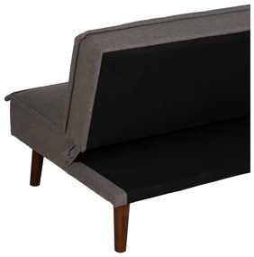 Szara rozkładana sofa z tkaniny szenilowej 181 cm – Ixia