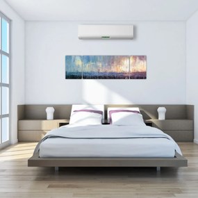 Obraz - Abstrakcja (170x50 cm)