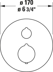 Duravit C.1 termostat wannowy