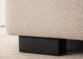 Kanapa dwuosobowa Droma kremowa – stylowa sofa z bawełnianym wypełnieniem