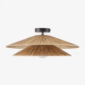 Plafon Sufitowy Ø50 Cm Z Rafii Aislin Miel - Sklum