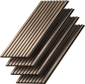 Panele ścienne orzech włoski 120x1.8x40 akustikpaneel