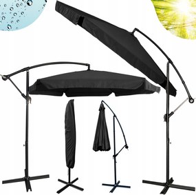 Składany parasol ogrodowy Floriva YN7011-DG, szary