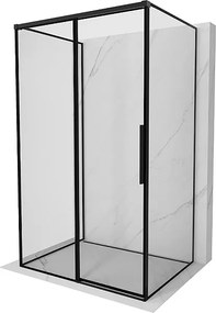 Mexen Rox-3S kabina prysznicowa 3-ścienna rozsuwana lewa 135 x 110 cm, czarna ramka, czarna - 8C2-135-110-70-70-3S-L